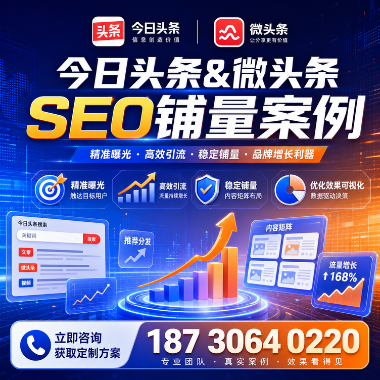 大连头条号SEO矩阵批量内容铺量成功案例